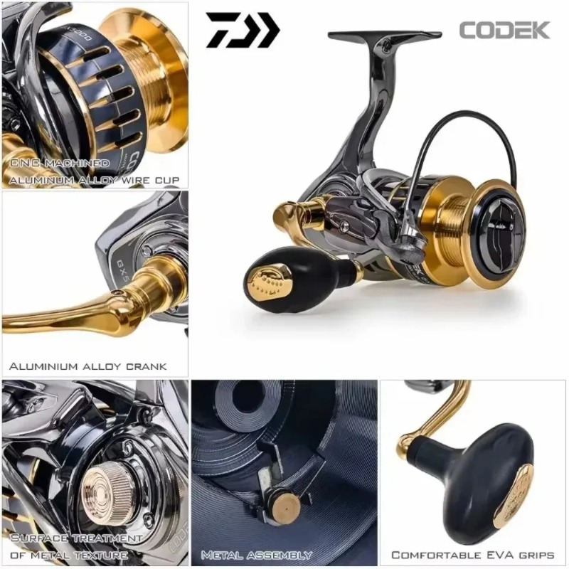 Daiwa CODEK Spinning Reel Bait - Abu Garcia Reel Max recensie en prijs