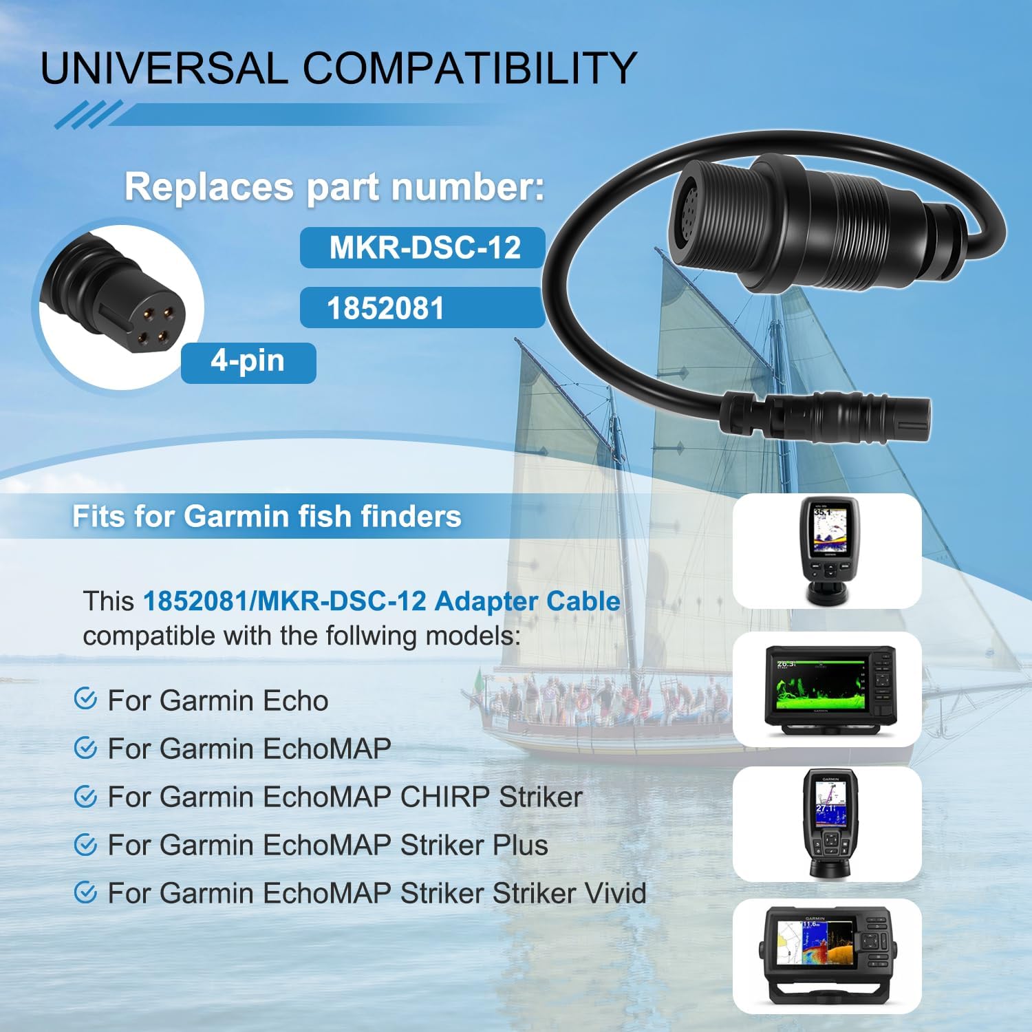 1852081   MKR-DSC-12 Adapterka - Fish Finder Cable recensie en prijs