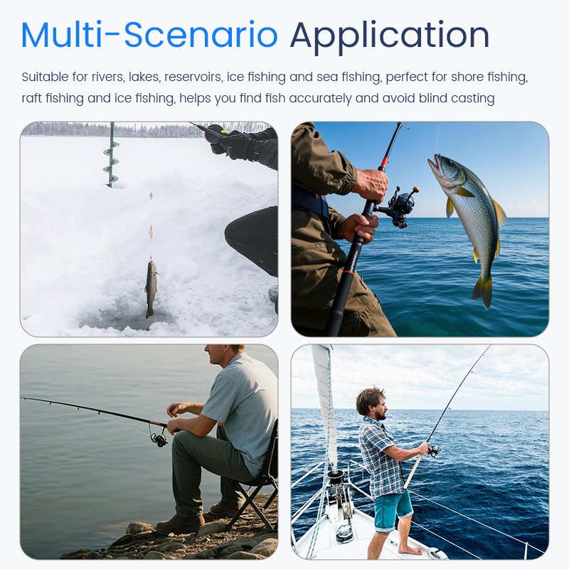 Draagbare visvinder met beugel - Fish Finder Portable recensie en prijs